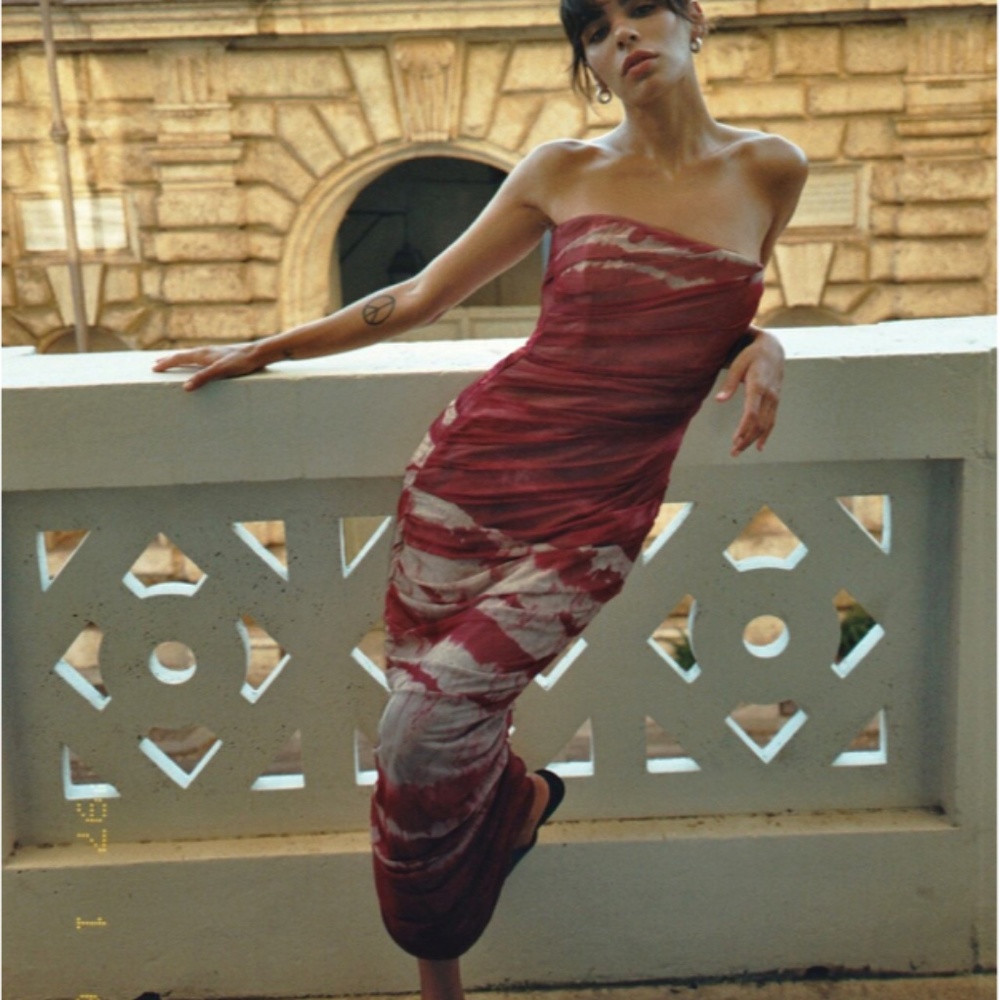 NWT ZARA strapless dress